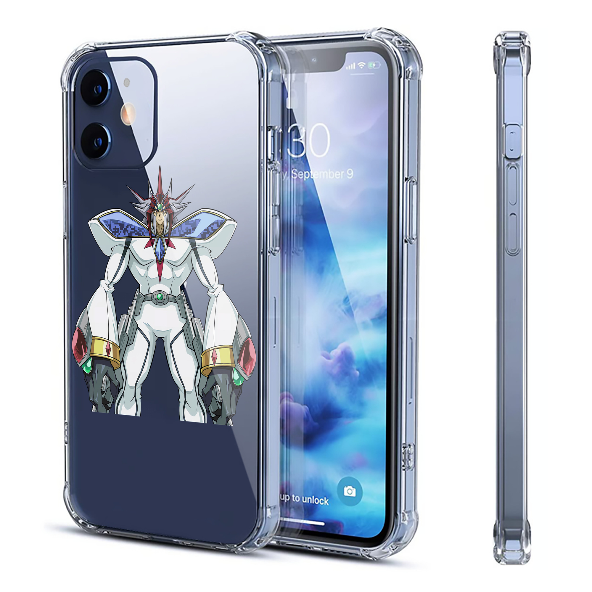 （画像用） 遊☆戯☆王 Yu-Gi-Oh! 【iPhone 12シリーズ対応】透明スマホケース（クリアソフトケース）